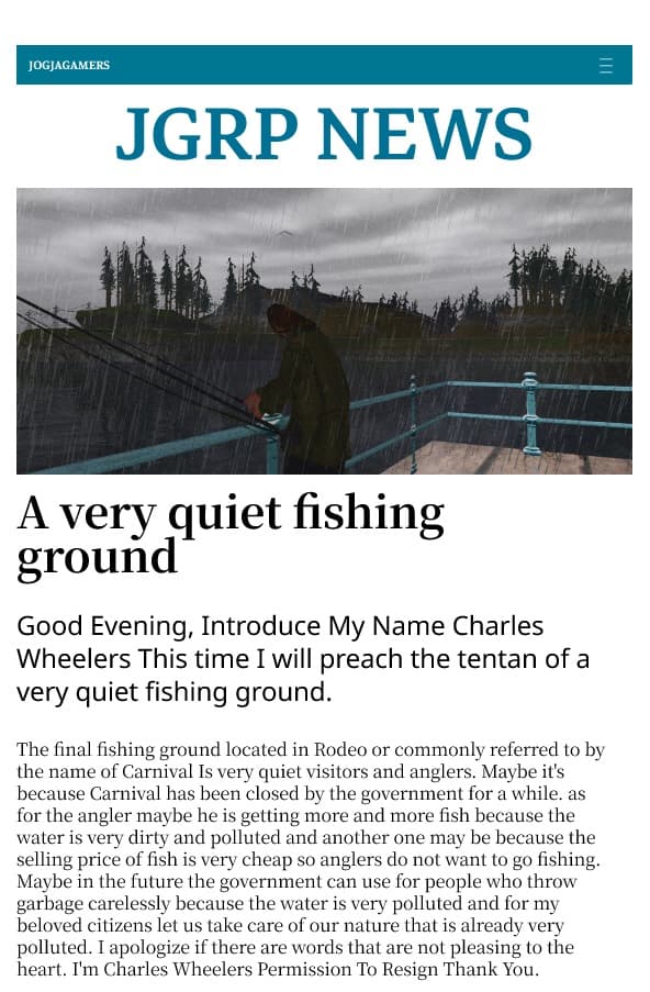 News Page Design Website